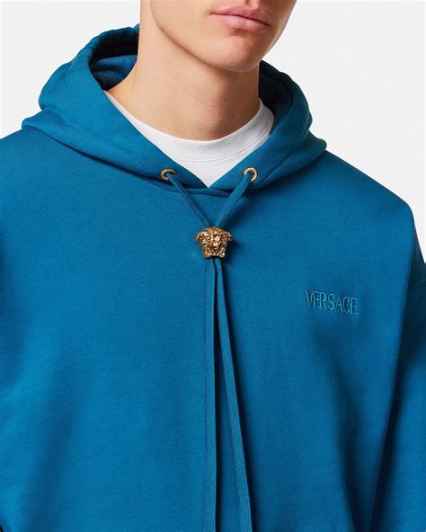 versace multicolor medusa hoodie|Versace La Medusa Cotton Hoodie .